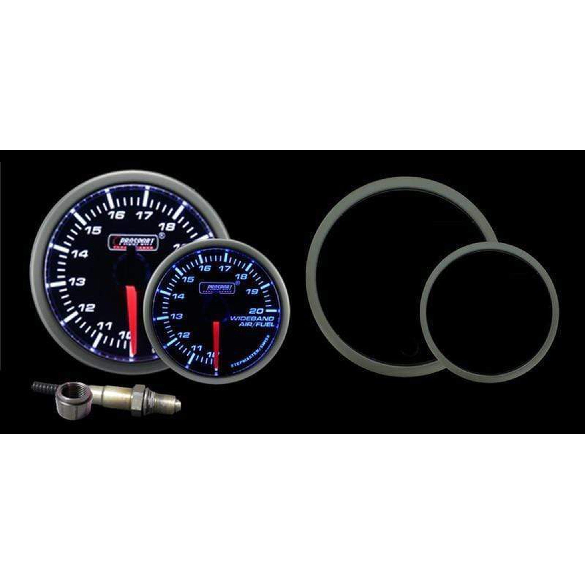 Prosport Premium Series 52mm Wideband Air Fuel Ratio Kit - Blue/White