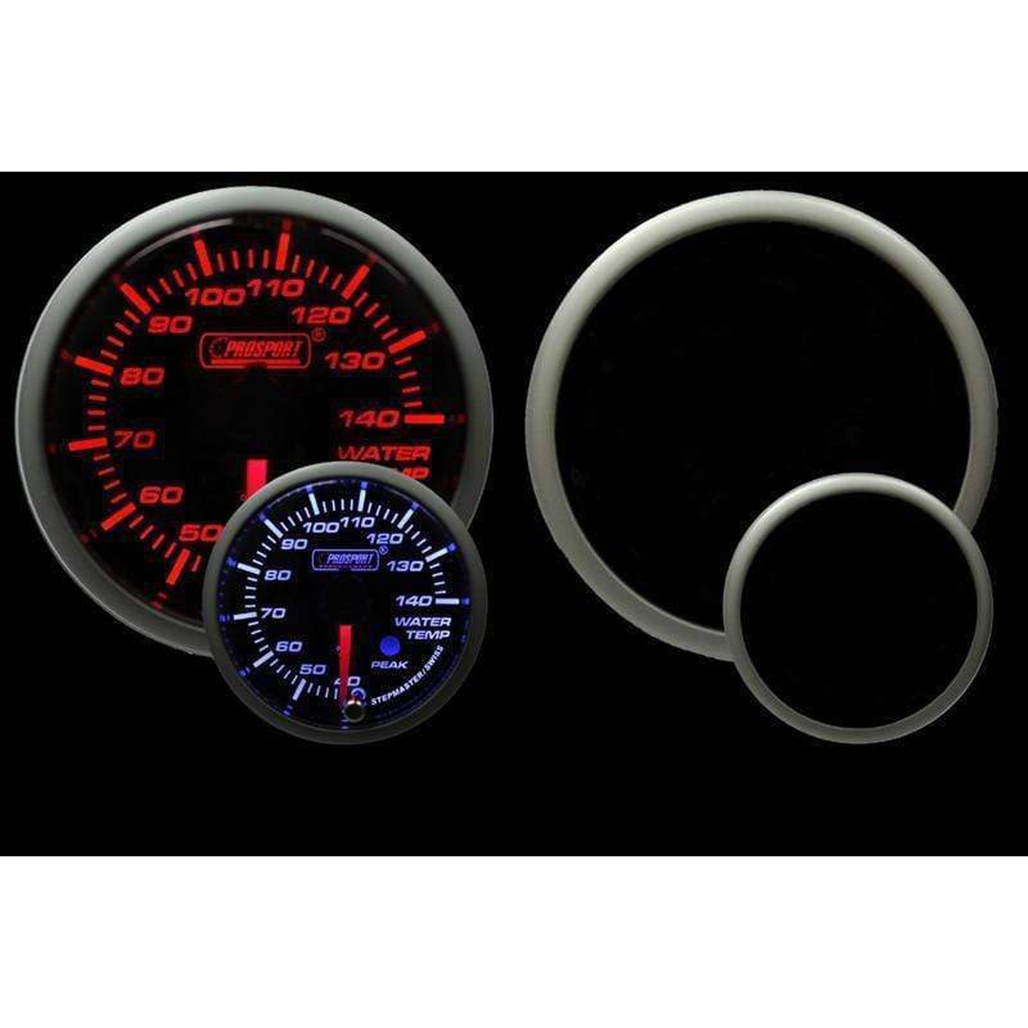 Prosport Premium Series Water Temperature Gauge - Amber/White