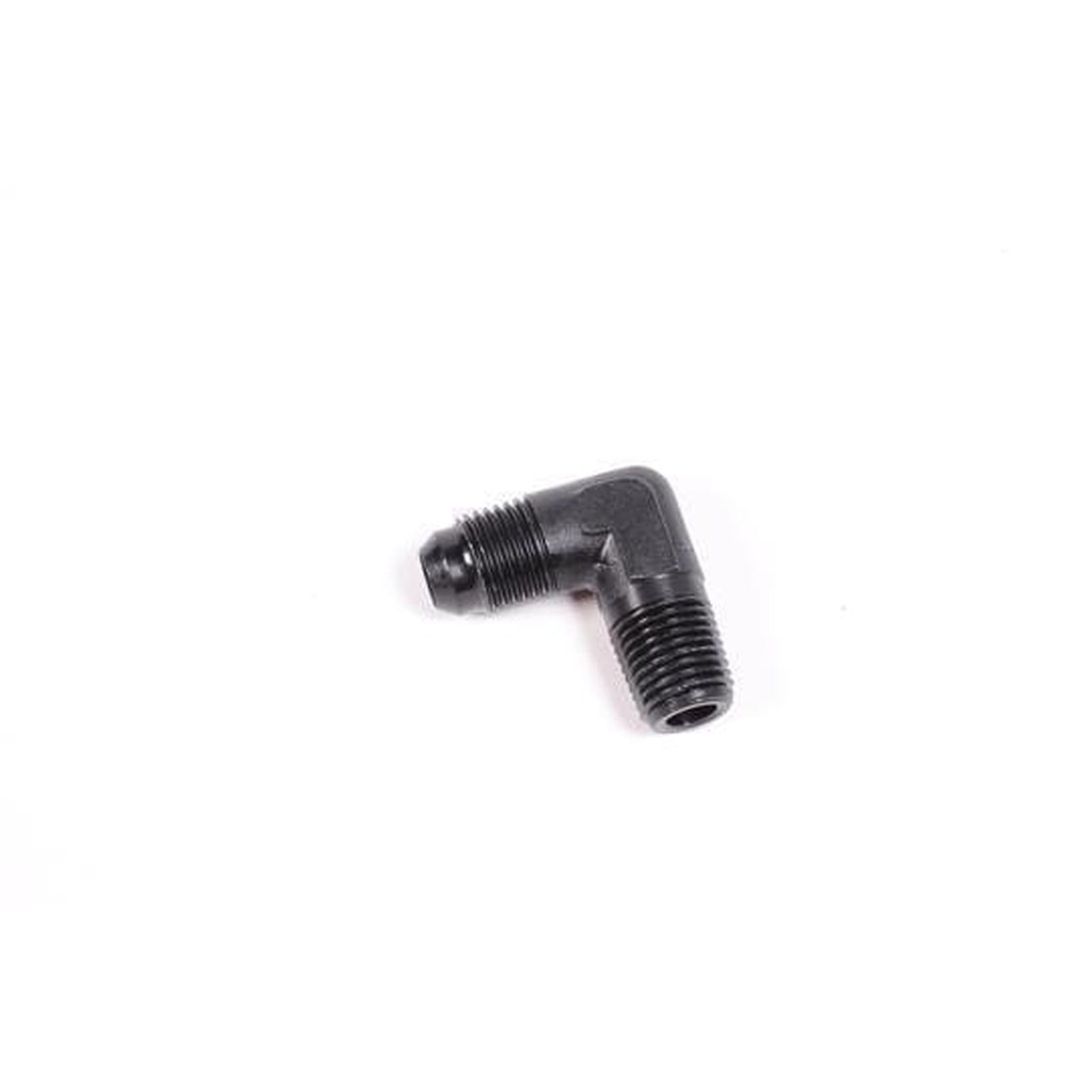 Radium Engineering 6AN Male to 1/4NPT Male 90DEG