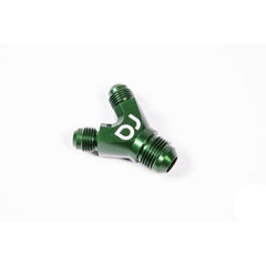 Radium Engineering Dual -6AN to -8AN Y-Adapter Block Fitting