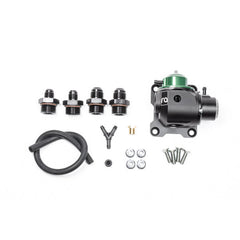 Radium Engineering Universal Fuel Regulator/Pulse Damper Kit 10AN ORB (7/8in-14) Inlet and Outlet | 20-0528-01