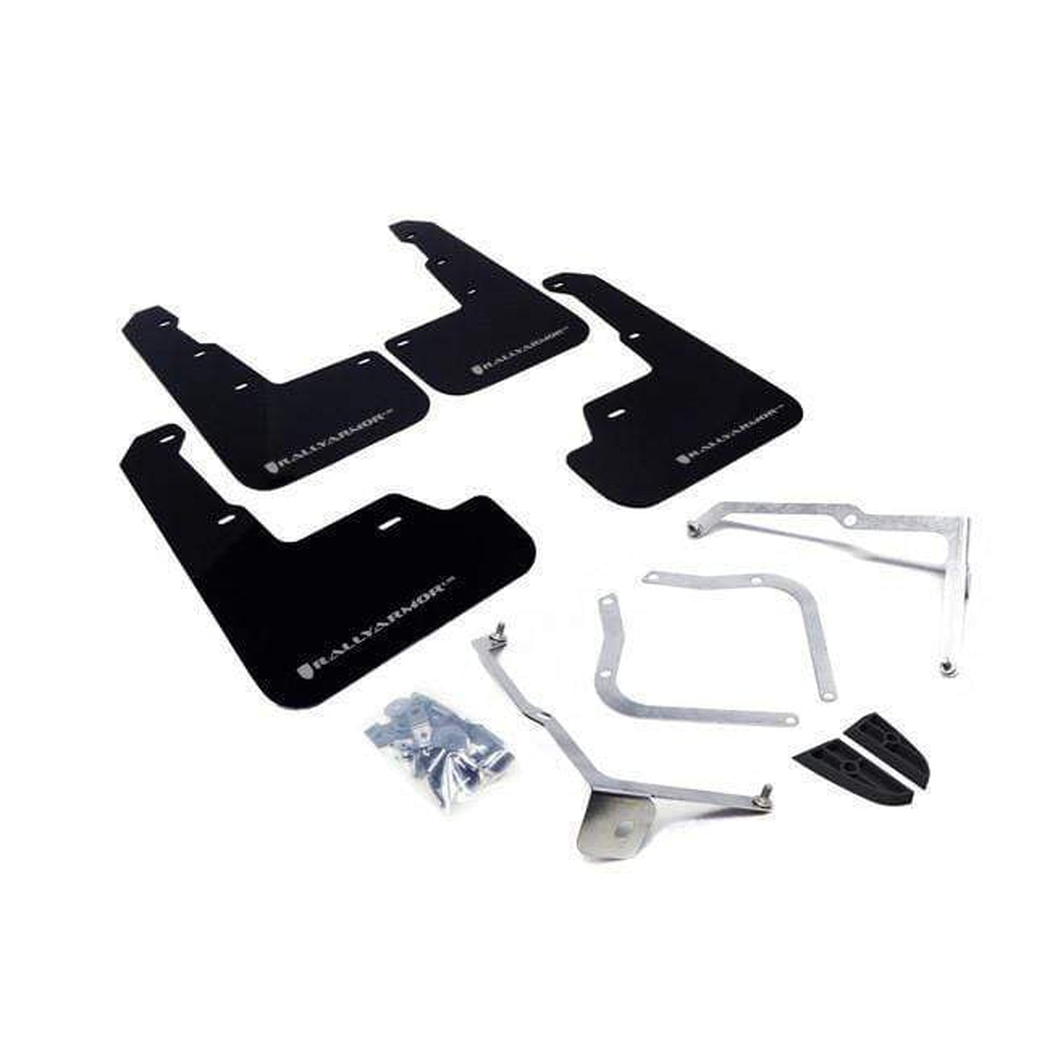 Rally Armor Black Mud Flap Silver Logo Subaru WRX / STI Sedan 2015-2021