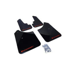 Rally Armor Black Mud Flap w/ Red Logo Subaru Forester 2003-2008