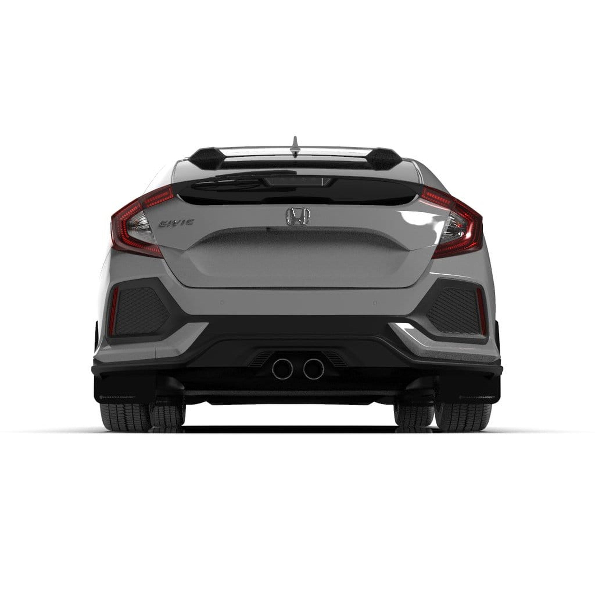 Rally Armor Black UR Mud Flap w/ Dark Grey Logo Honda Civic Sport Touring & Hatch 2017-2020