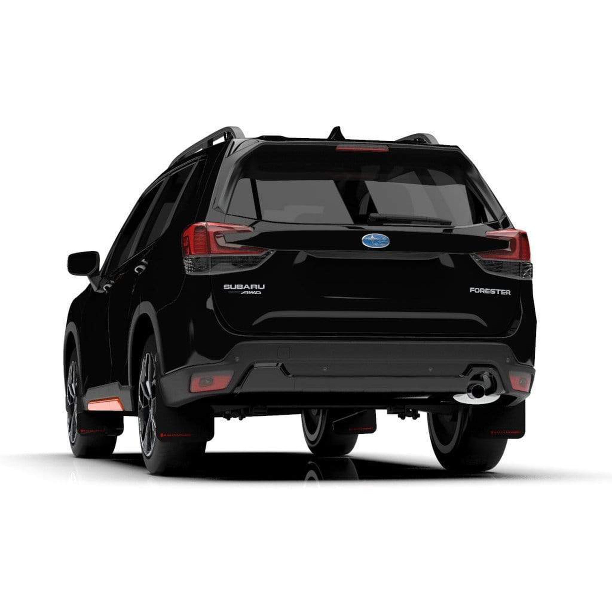 Rally Armor UR Black Mud Flap w/ Red Logo Subaru Forester 2019+