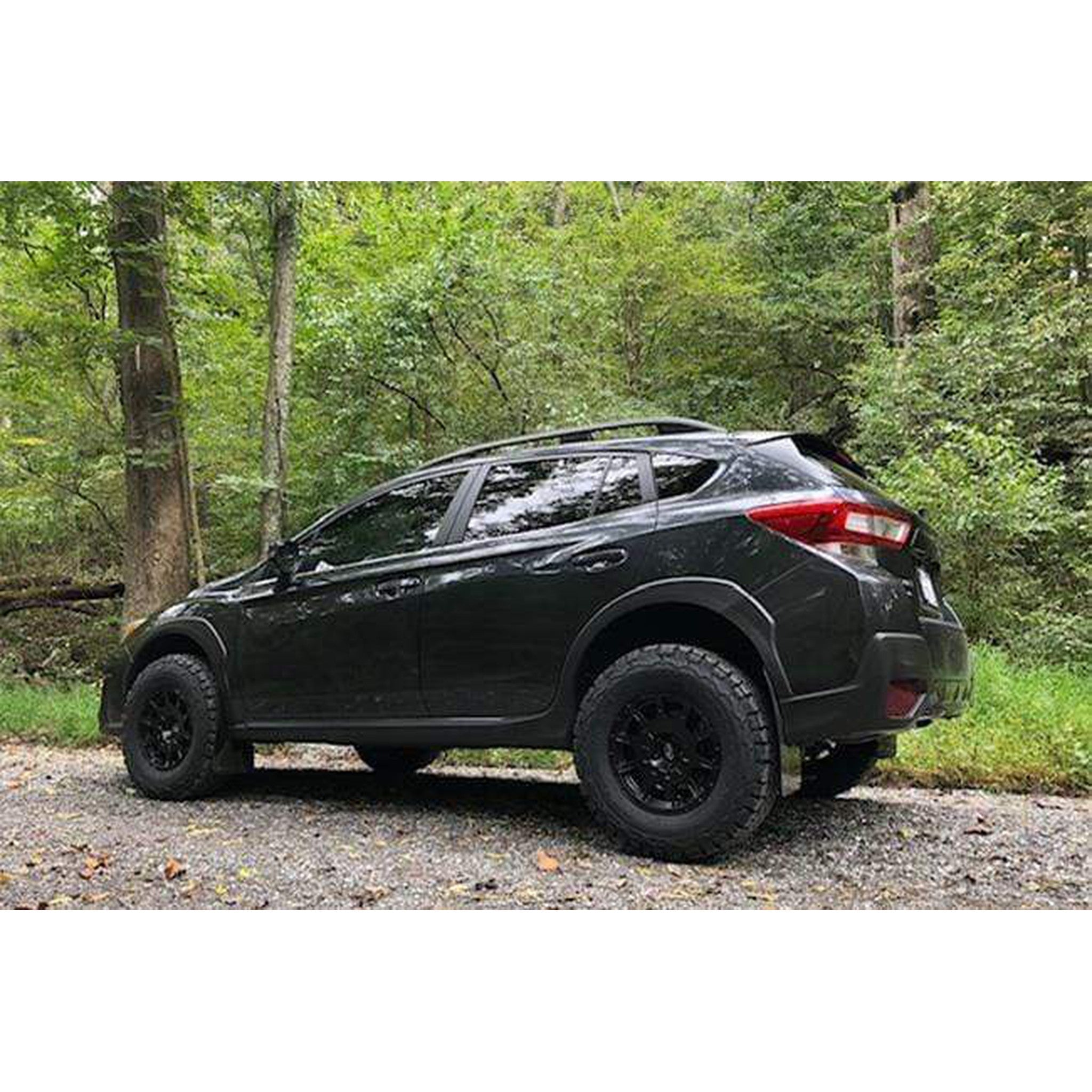 Rally Armor UR Black Mud Flap w/ Silver Logo Subaru XV Crosstrek Lift/AT 2018-2019