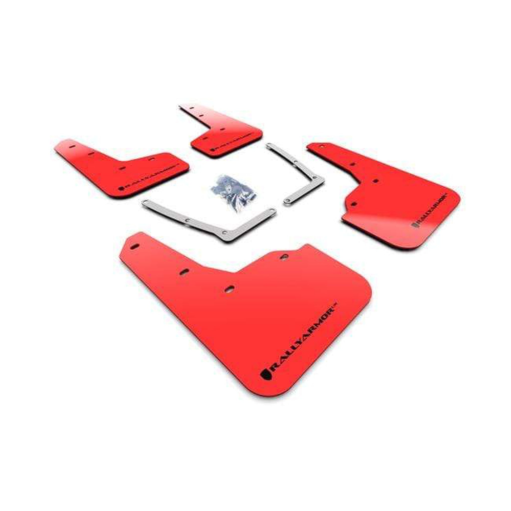 Rally Armor UR Red Mud Flap w/ Black Logo Honda Civic Si 2016-2020