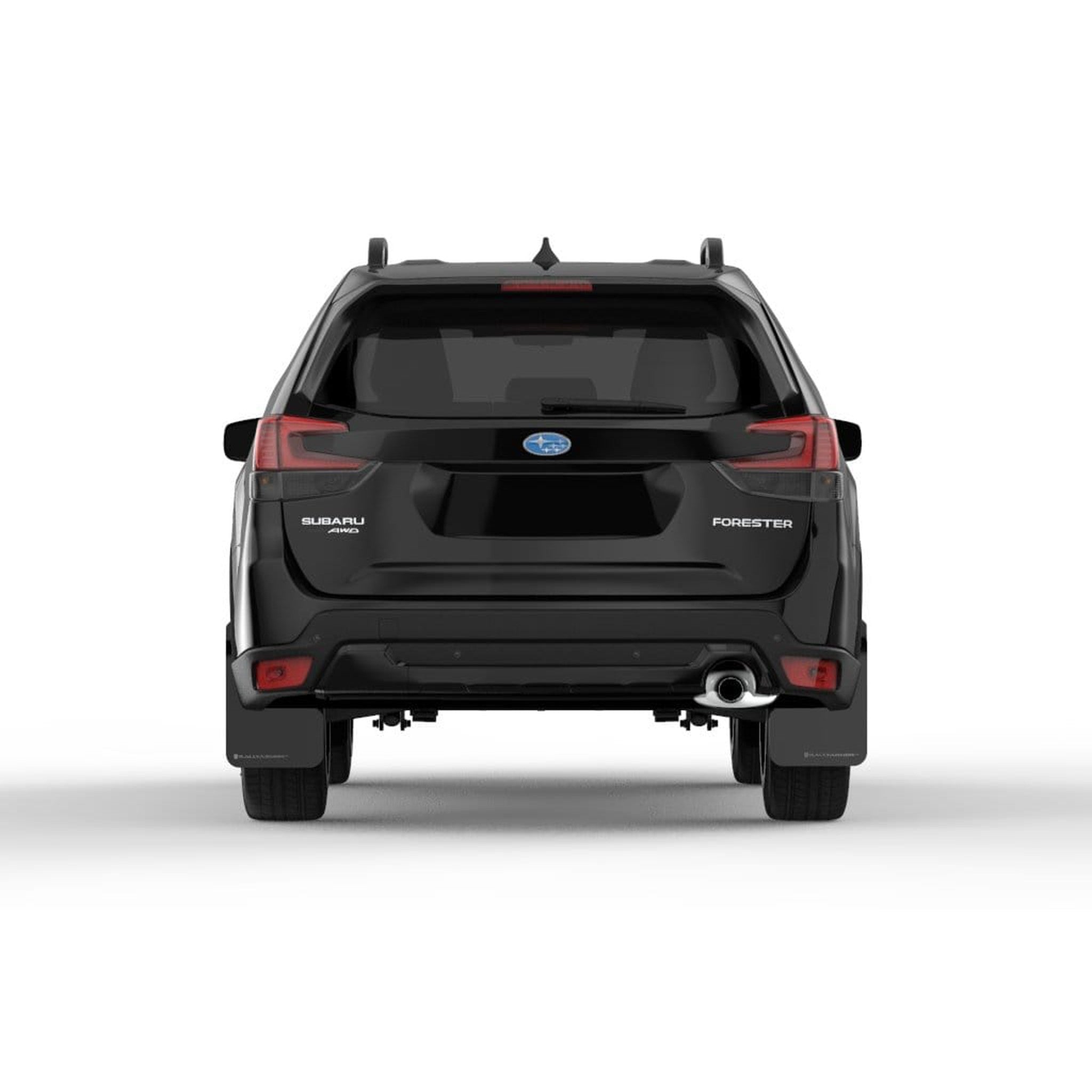Rally UR Black Mud Flap w/ Grey Logo Armor Subaru Forester 2019+
