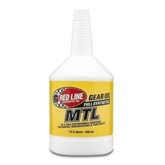 Red Line Synthetic MTL 70W80 GL-4 Gear Oil: Manual Transmission Fluid | 50204