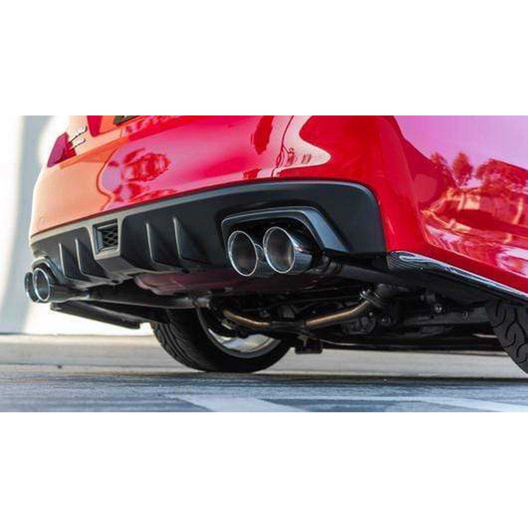 Remark Axleback Exhaust 4in Burnt Stainless Double Wall Tips Subaru WRX / STI 2015-2021 | RO-TTVA-D4