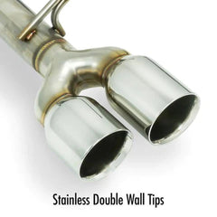Remark Axleback Exhaust Stainless Double Wall Tips Subaru WRX / STI 2011-2014 Sedan | RO-TSGV-D