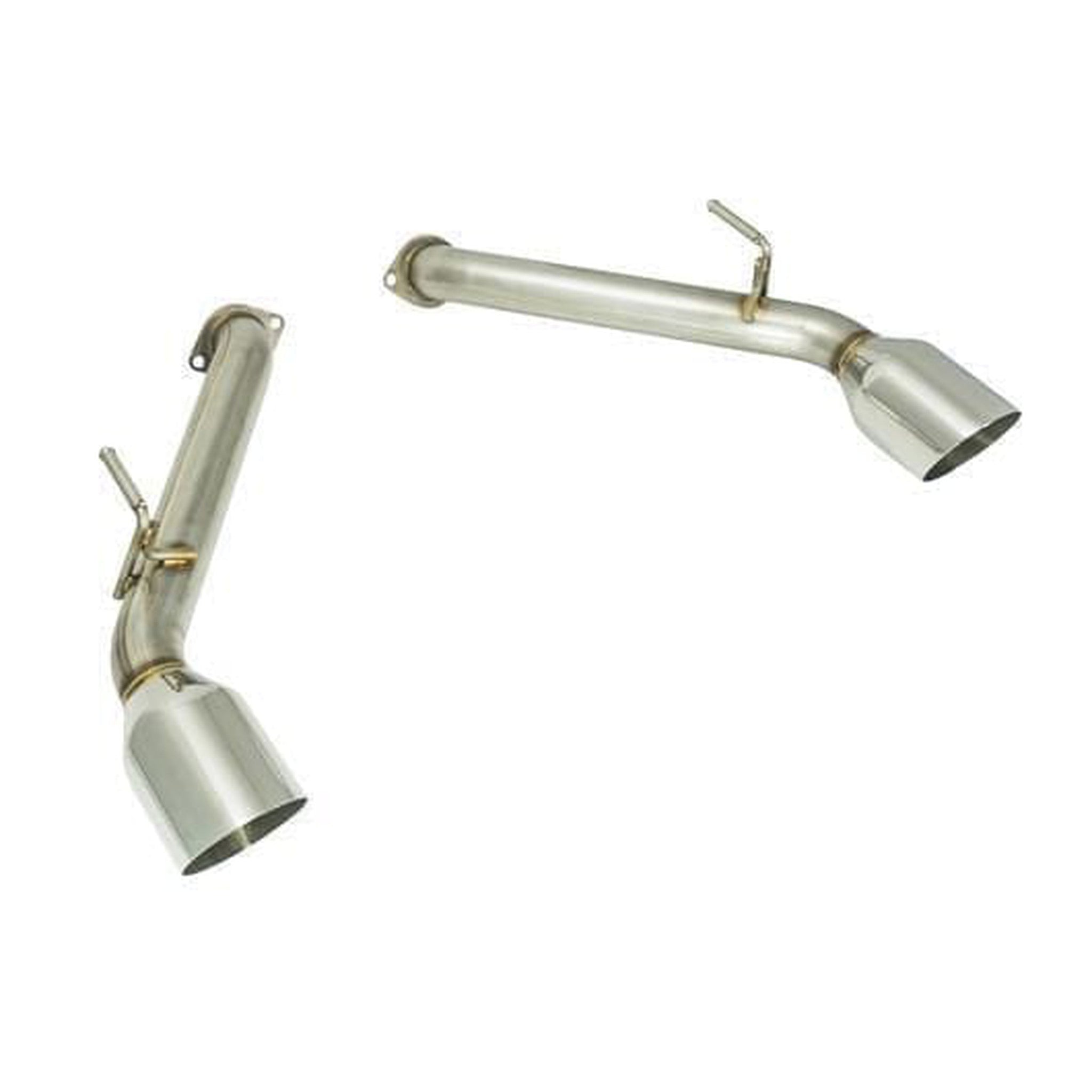 Remark Axleback Exhaust Stainless Steel Single Wall Tips Infiniti Q60 2017-2022 | RO-TSQ6-S