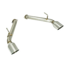 Remark Axleback Exhaust Stainless Steel Single Wall Tips Infiniti Q60 2017-2022 | RO-TSQ6-S