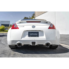 Remark Axleback V1 Exhaust Burnt Stainless Double Wall Tip Nissan 370z 2009-2020 | RO-TT34-D