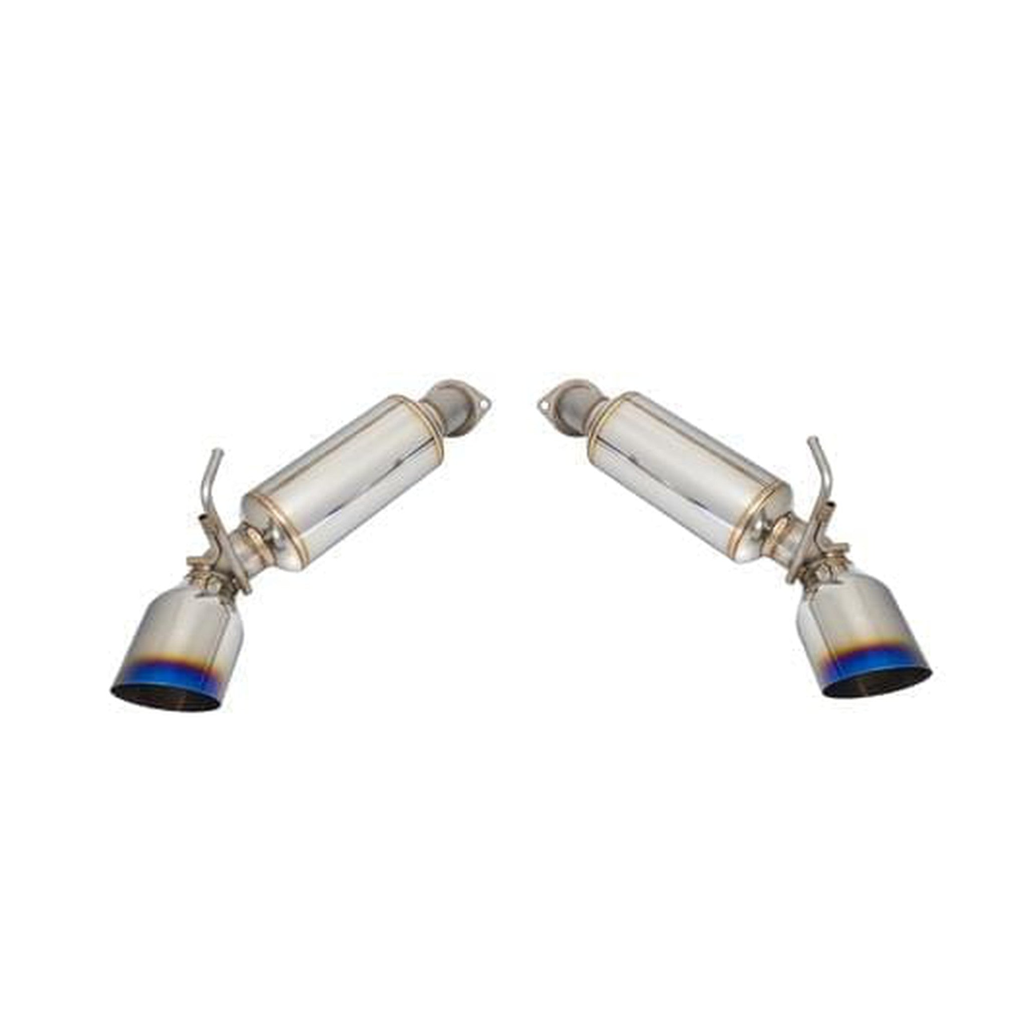 Remark Axleback V1 Exhaust Burnt Stainless Single Wall Tip Nissan 370z 2009-2020 | RO-TT34-S