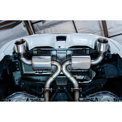 Remark Axleback V2 Exhaust Burnt Stainless Double Wall Tips Nissan 370Z 2009-2020 | RK-A2063N-01P