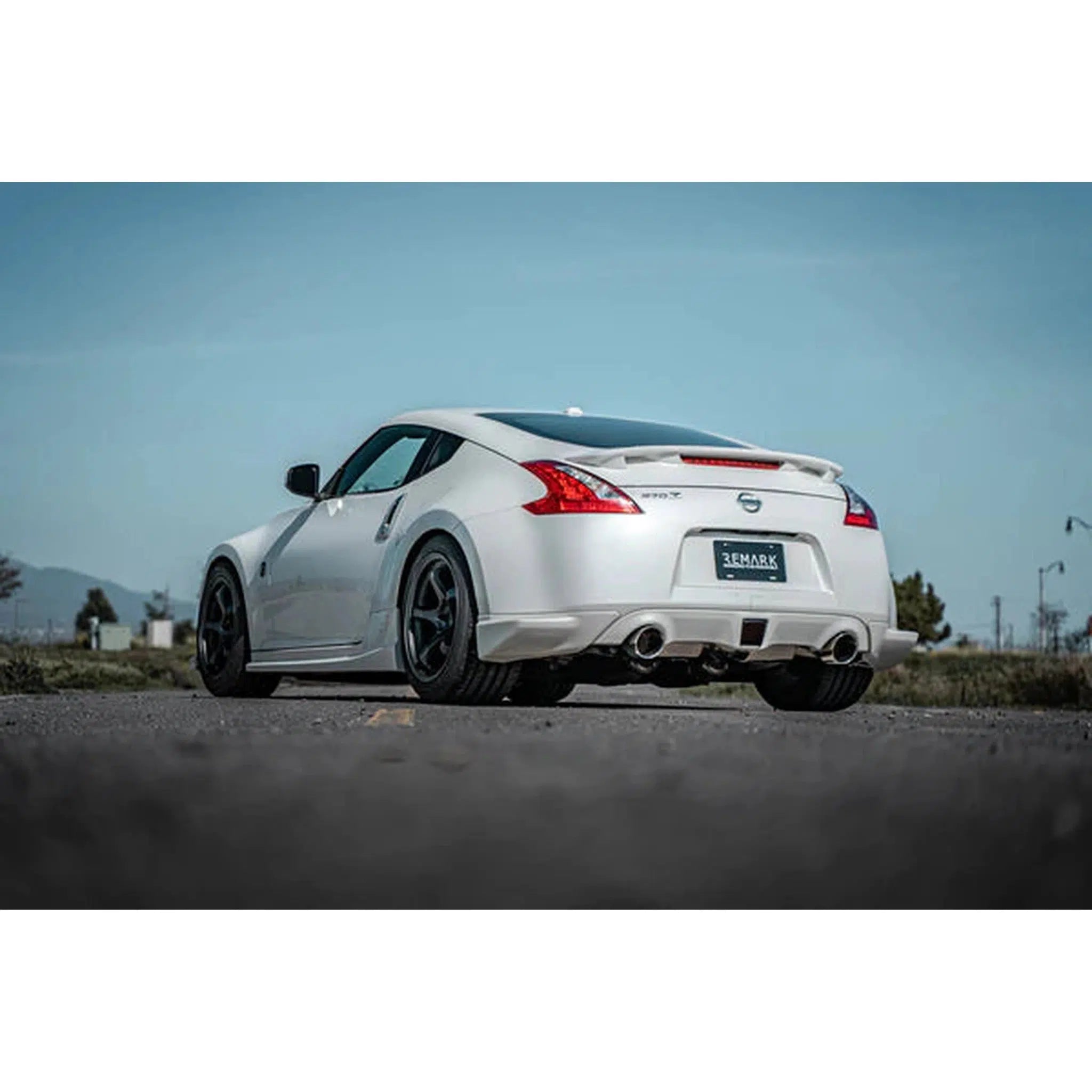 Remark Axleback V2 Exhaust Burnt Stainless Double Wall Tips Nissan 370Z 2009-2020 | RK-A2063N-01P