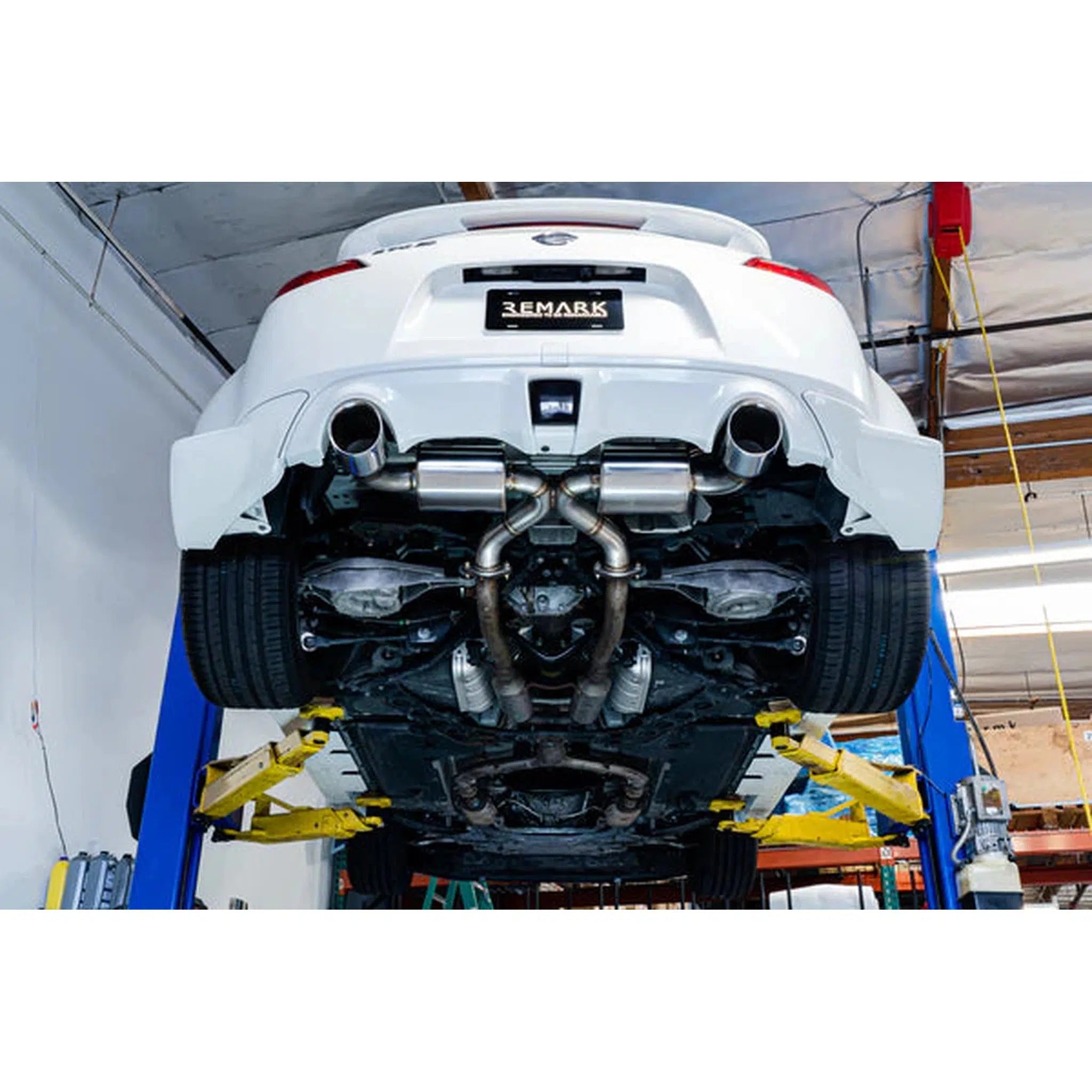Remark Axleback V2 Exhaust Stainless Double Wall Tips Nissan 370Z 2009-2020 | RK-A2063N-01