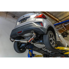 Remark Cat Back Exhaust w/Carbon Tip Cover Toyota C-HR 2018-2022 | RK-C2063T-02C