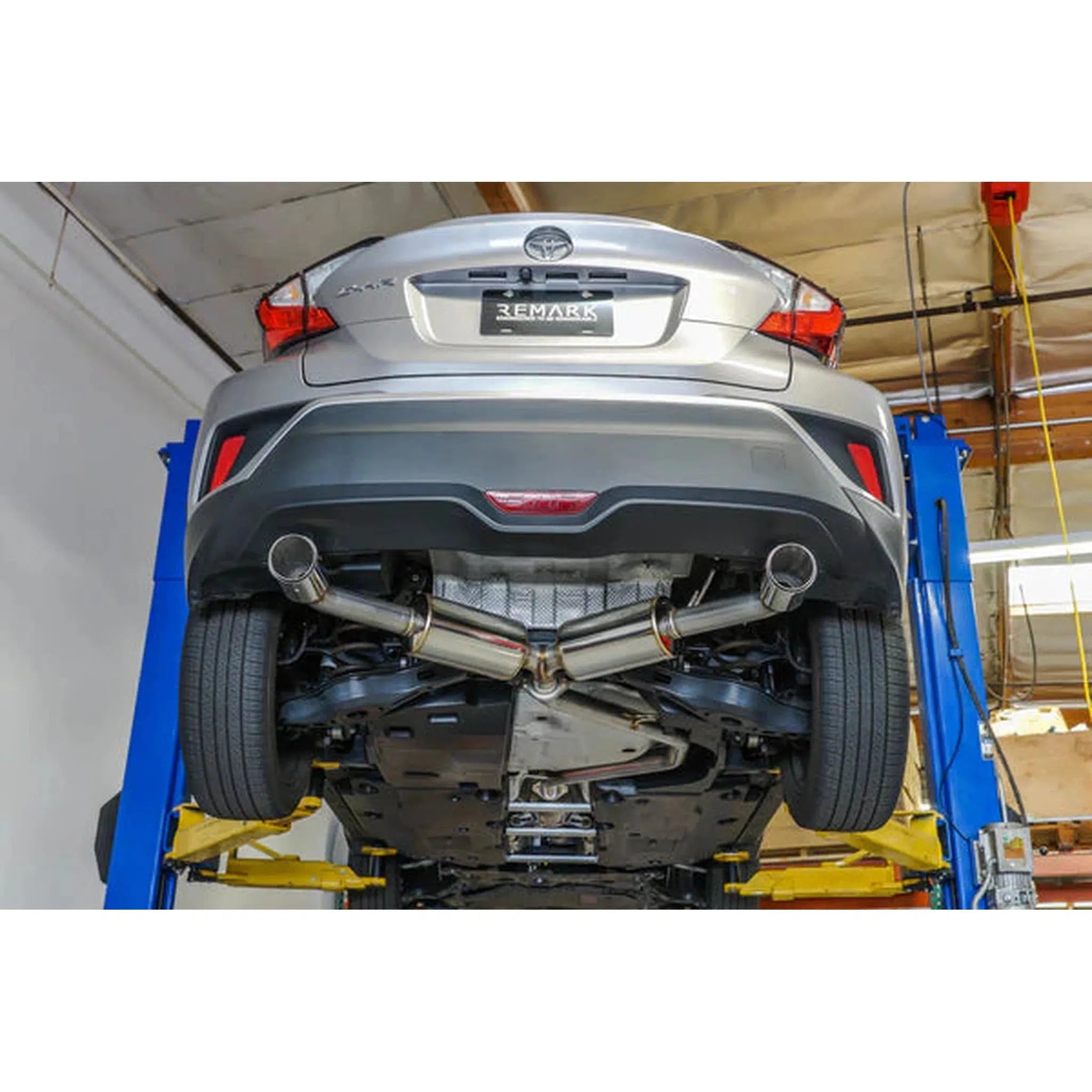 Remark Cat Back Exhaust w/Stainless Steel Tip Cover Toyota C-HR 2018-2022 | RK-C2063T-02
