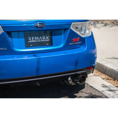 Remark R1-Spec Cat Back Exhaust Stainless Steel Muffler Subaru WRX 2011-2014 / STI 2008-2014 Hatchback | RK-C1076S-02