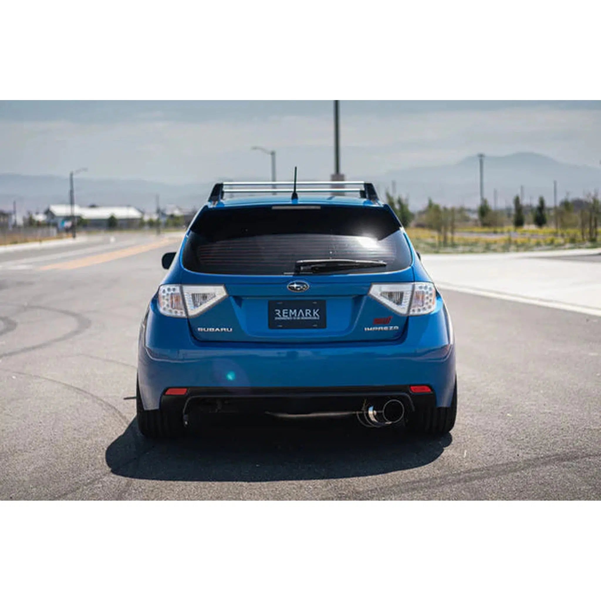 Remark R1-Spec Cat Back Exhaust Titanium Muffler Subaru WRX 2011-2014 / STI 2008-2014 Hatchback | RK-C1076S-02T