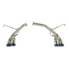 Remark SPT Axleback Exhaust Burnt Stainless Double Wall Tips Subaru WRX / STI 2015-2021 | RO-TTSP-D