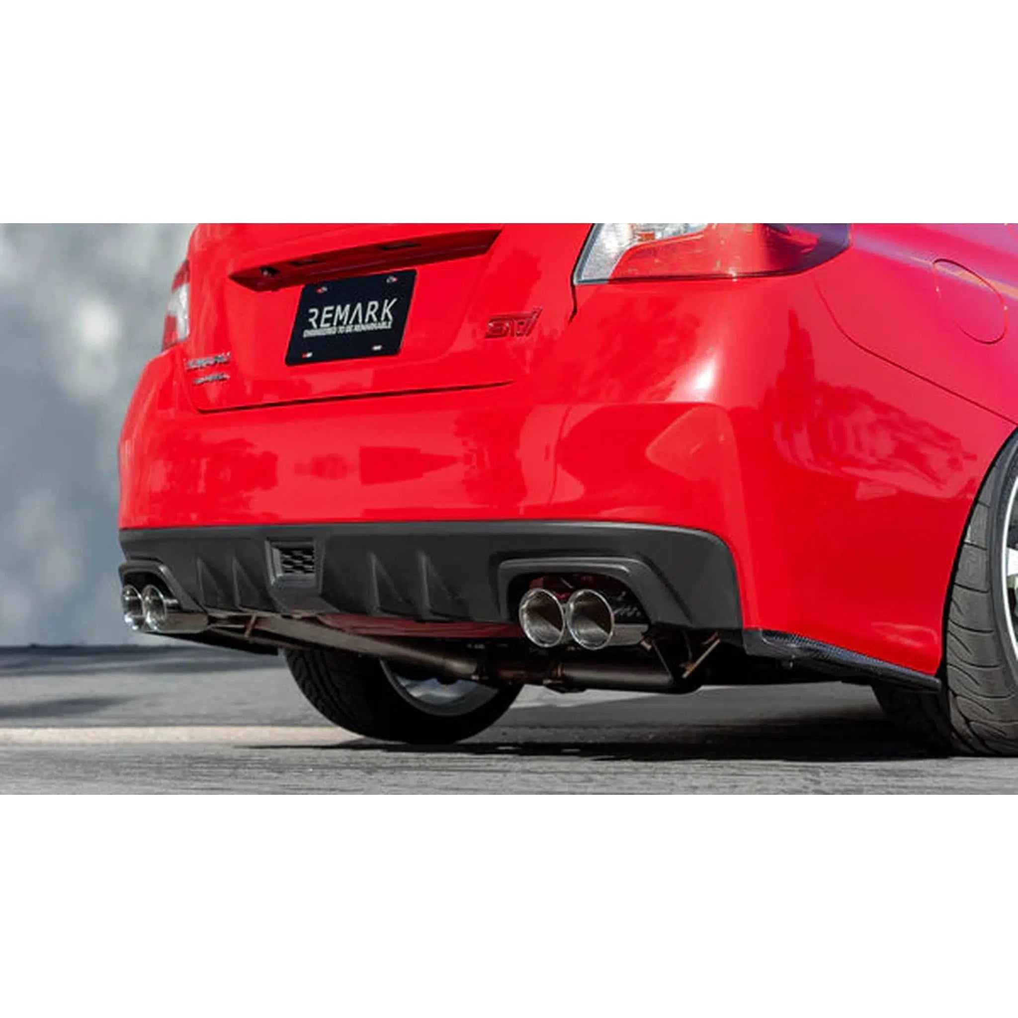 Remark SPT Axleback Exhaust Burnt Stainless Double Wall Tips Subaru WRX / STI 2015-2021 | RO-TTSP-D