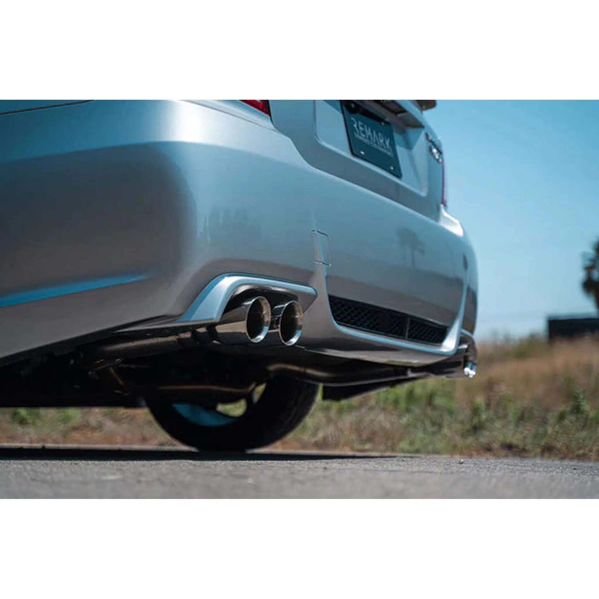 Remark WRX / STI 2011-2014 Axleback Exhaust Burnt Stainless Single Wall Tips Subaru Sedan | RO-TTGV-S