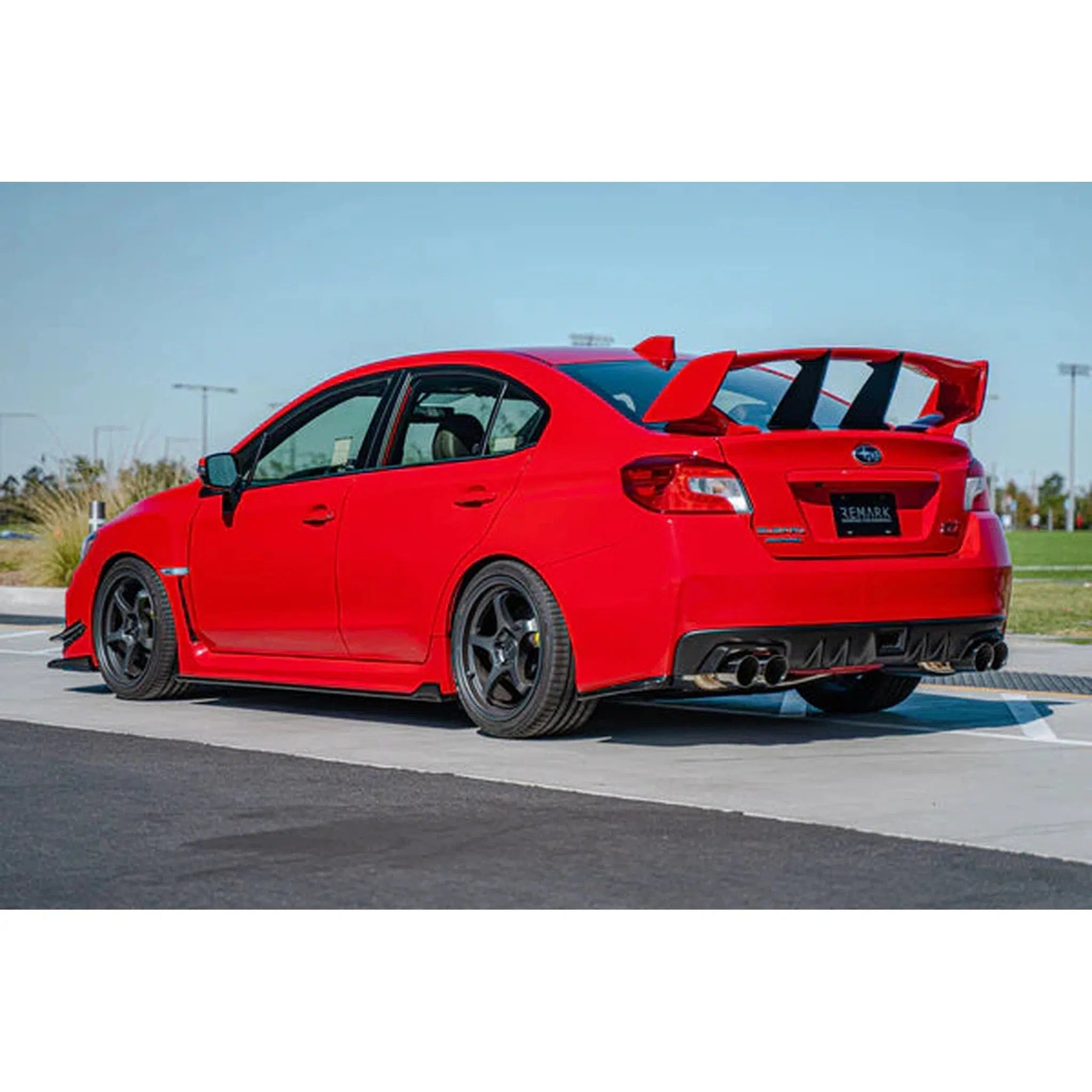 Remark WRX / STI 2015-2021 Sports Touring Cat Back Exhaust Stainless Tips Non-Resonated Subaru | RK-C4076S-01