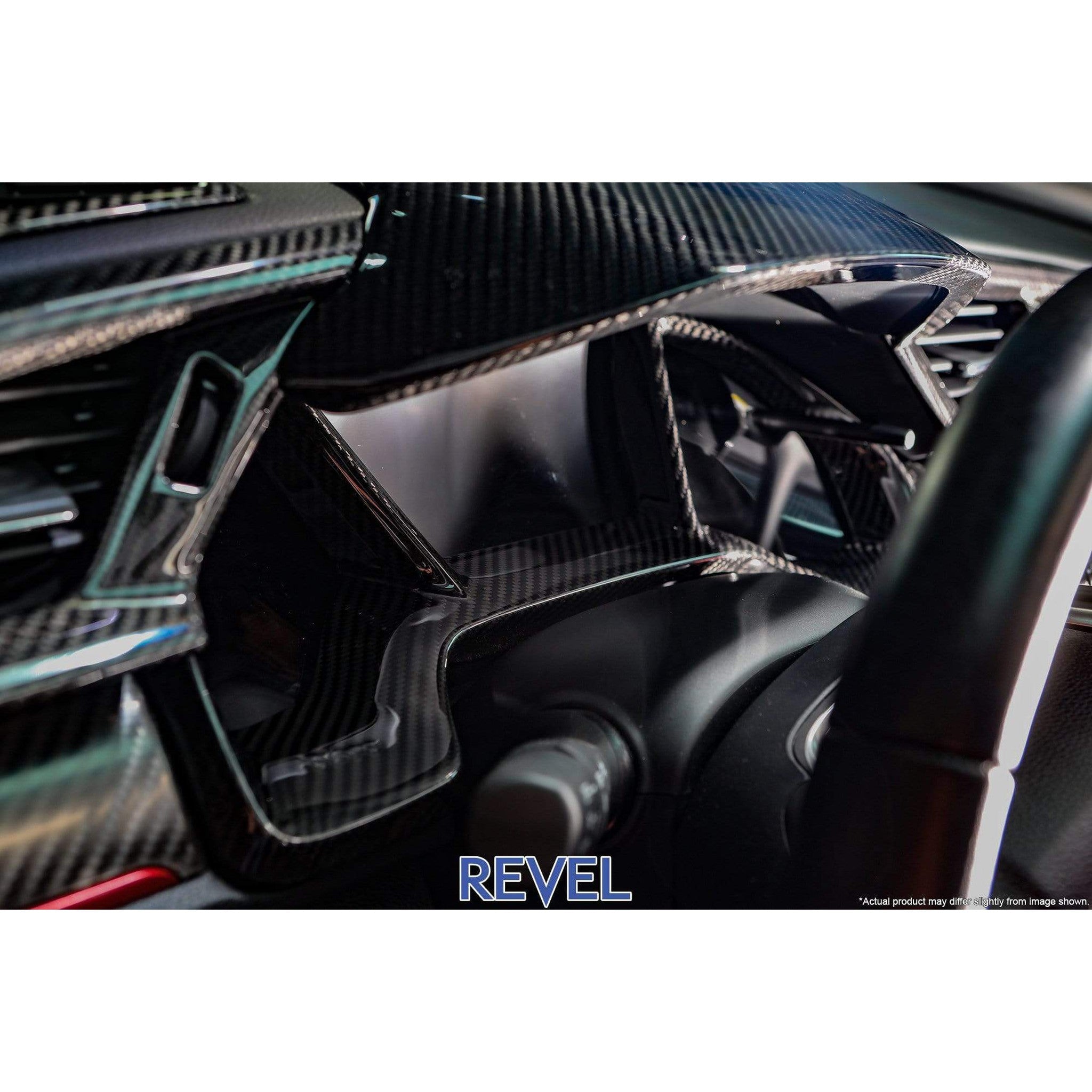 Revel GT Dry Carbon Dash Cluster Cover 16-18 Honda Civic - 1 Piece (1TR4GT0AH06)