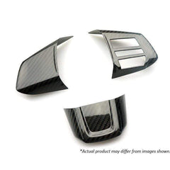 Revel GT Dry Carbon Steering Wheel Insert Covers Subaru WRX / STI 2015-2021 - 3 Pieces (1TR4GT0AS21)