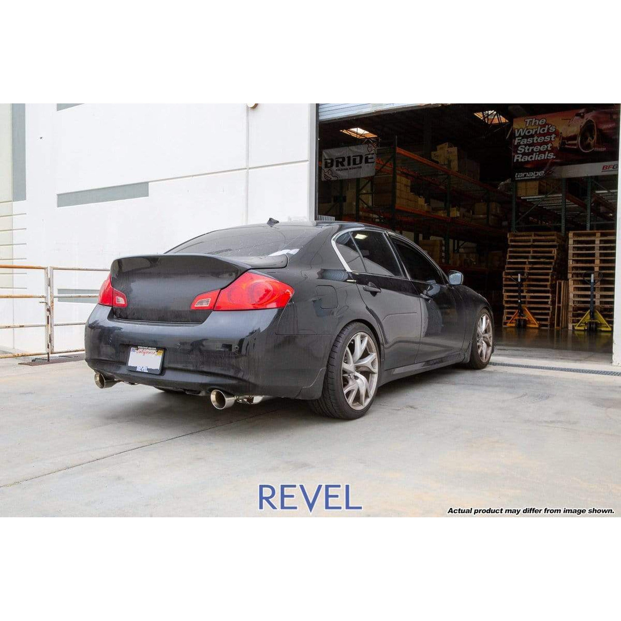 Revel Medallion Touring-S Dual Muffler Axleback Exhaust Infiniti G35 Sedan 2007-2008 / Infiniti G37 Sedan 2008-2011 (T70130AR)