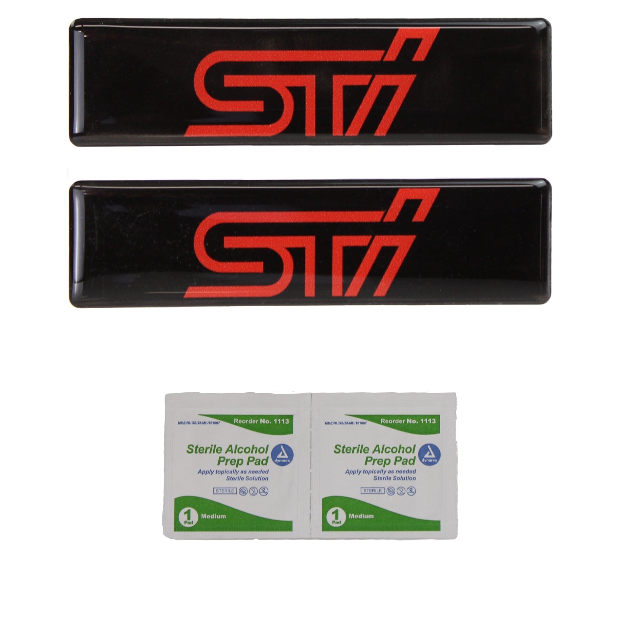 SMY WeatherTech Gel Emblems "STI" Subaru Models