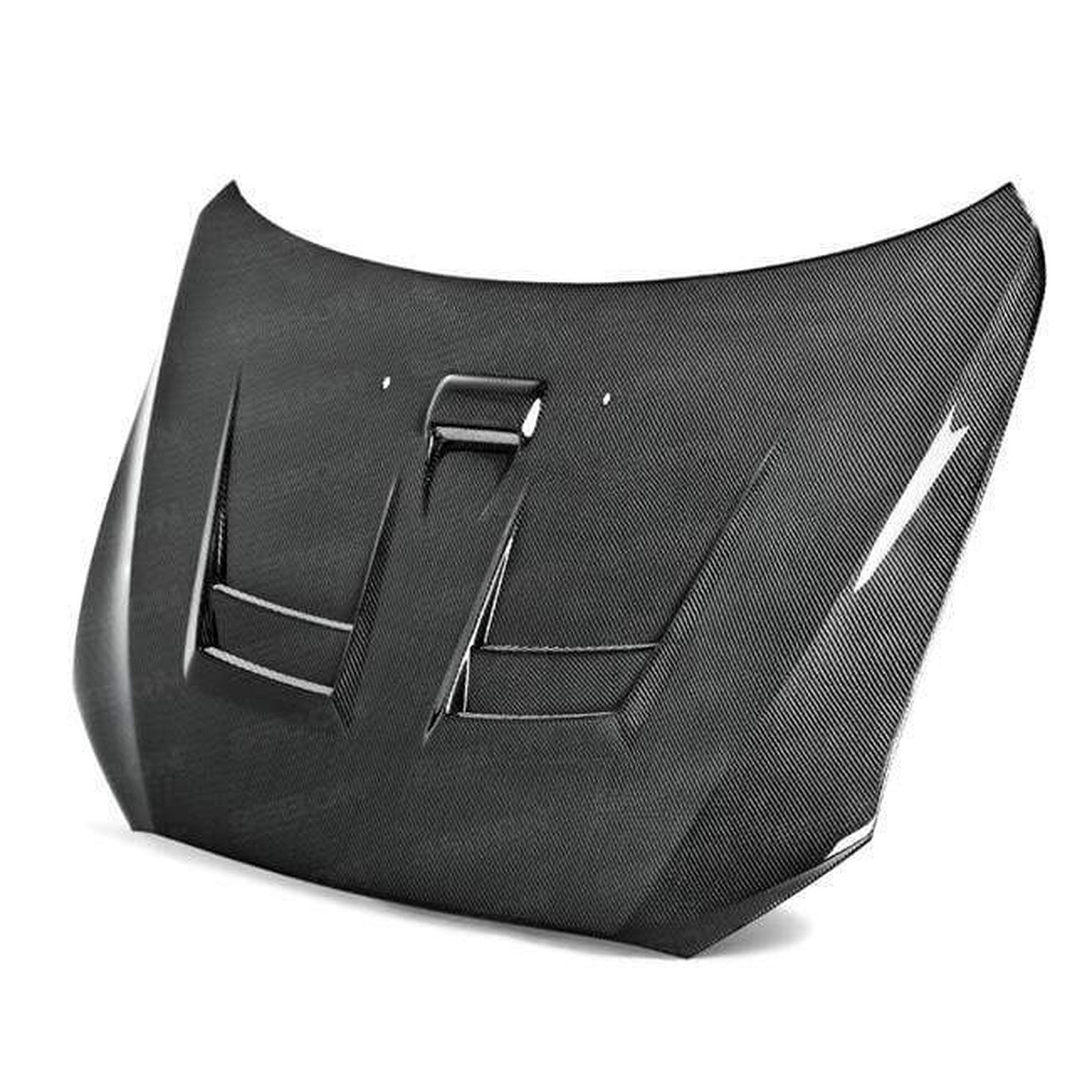 Seibon 08-12 Mitsubishi Lancer Evo X DV-Style Carbon Fiber Hood | HD0809MITEVOX-DV