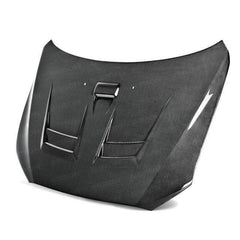 Seibon 08-12 Mitsubishi Lancer Evo X DV-Style Carbon Fiber Hood | HD0809MITEVOX-DV