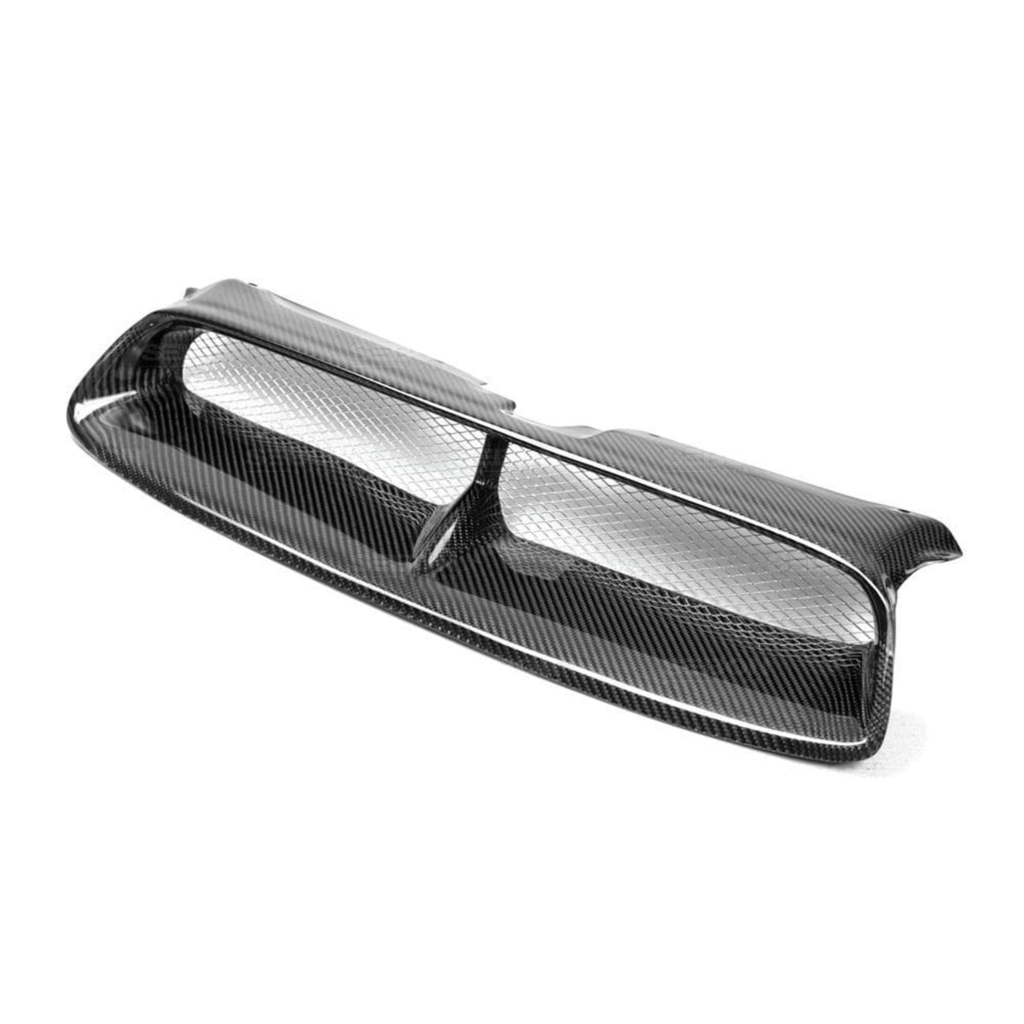 Seibon Carbon Fiber Front Grill CW style Subaru WRX 2004-2005 | FG0405SBIMP-CW