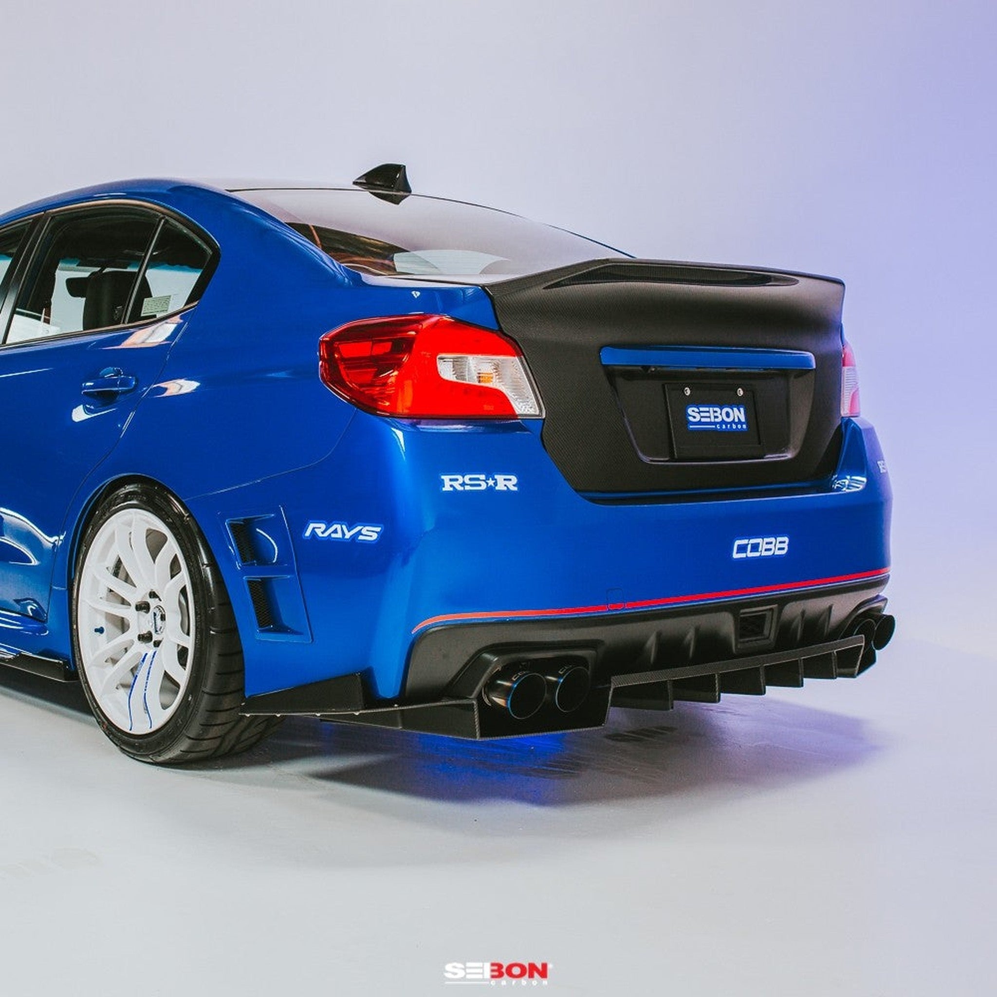 Seibon Carbon Fiber Rear Diffuser Subaru WRX / STI 2018-2021 | RD18SBIMP