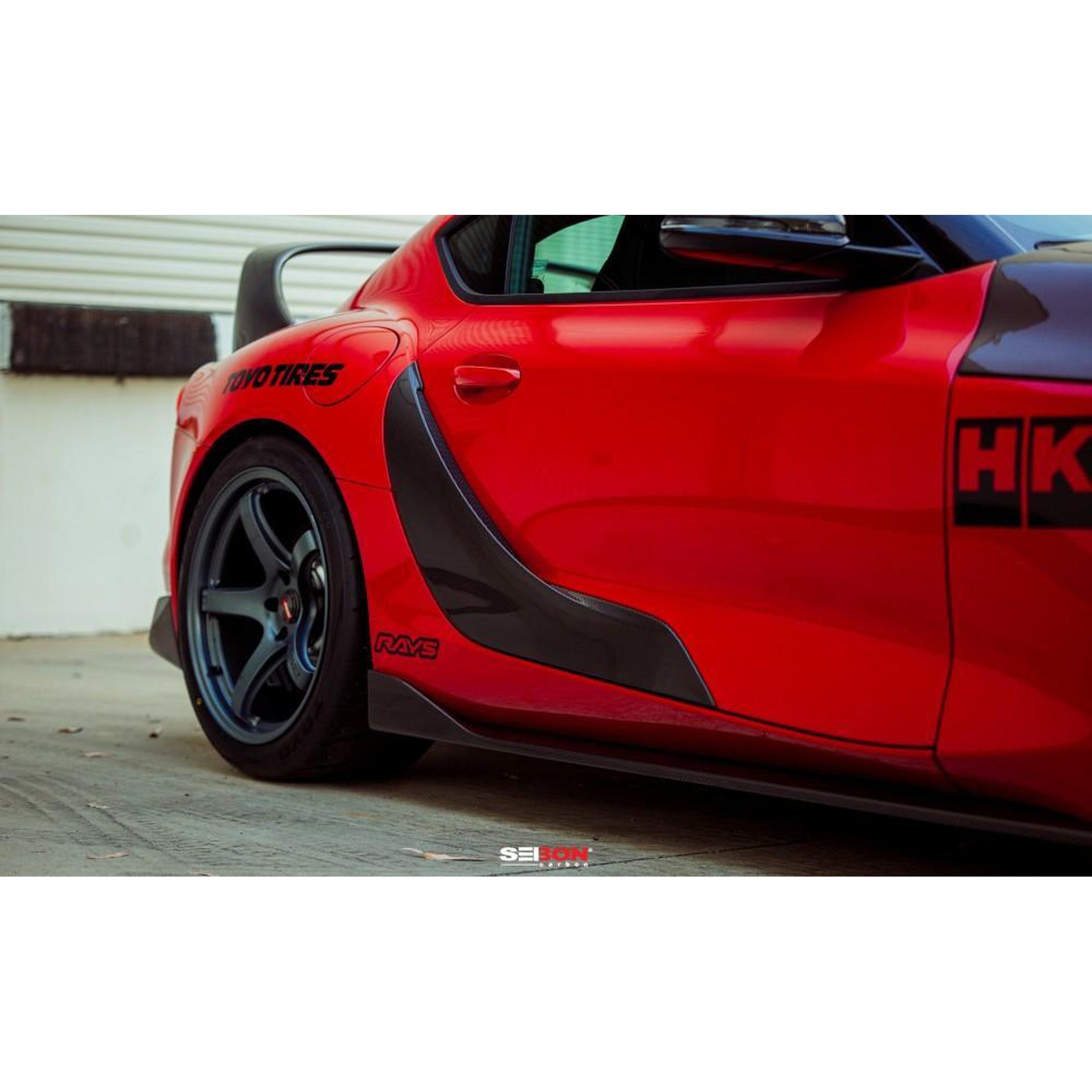 Seibon OEM-Style Carbon Fiber Door Garnish Toyota Supra 2020+ | DG20TYSUP-OE