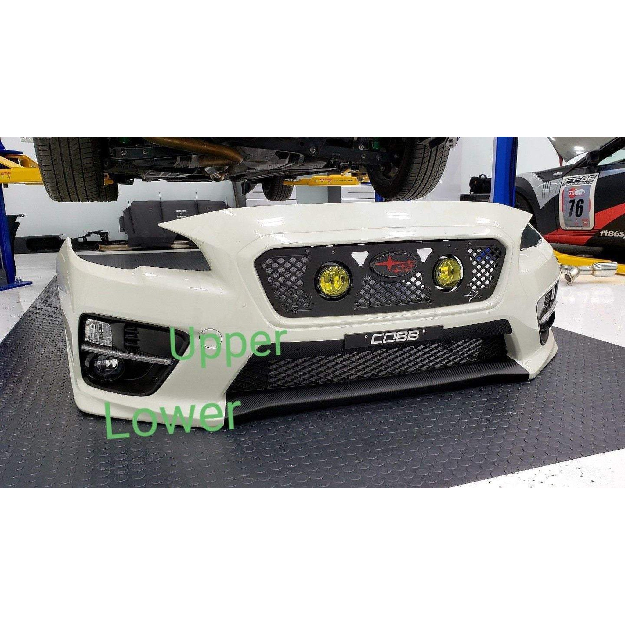 Sticker Fab 2018 Style Bumper Overlay Upper AND Lower Subaru WRX / STI 2015-2017