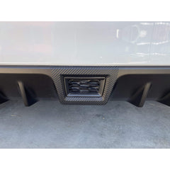 Sticker Fab 3D Carbon Fiber Rear Fog / F1 Bumper Cover Overlay Subaru WRX / STI 2015-2021