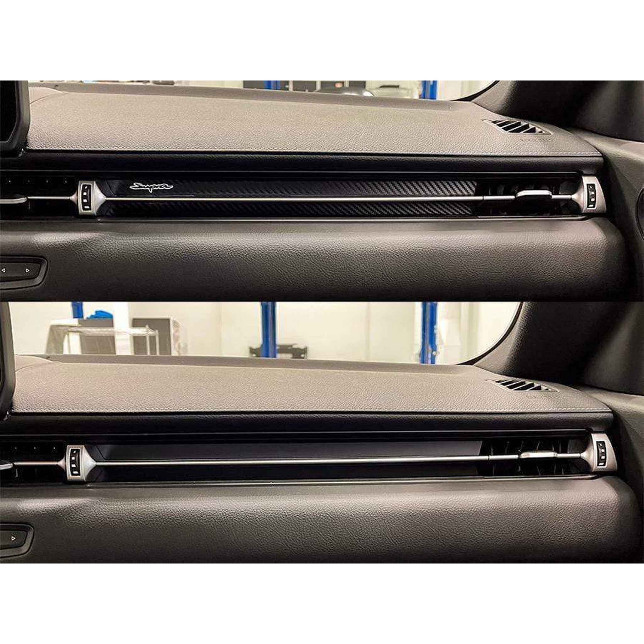 Sticker Fab 3D Carbon Passenger Side Dash Interior Overlay - 2020+ Supra