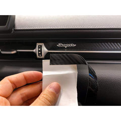 Sticker Fab 3D Carbon Passenger Side Dash Interior Overlay - 2020+ Supra
