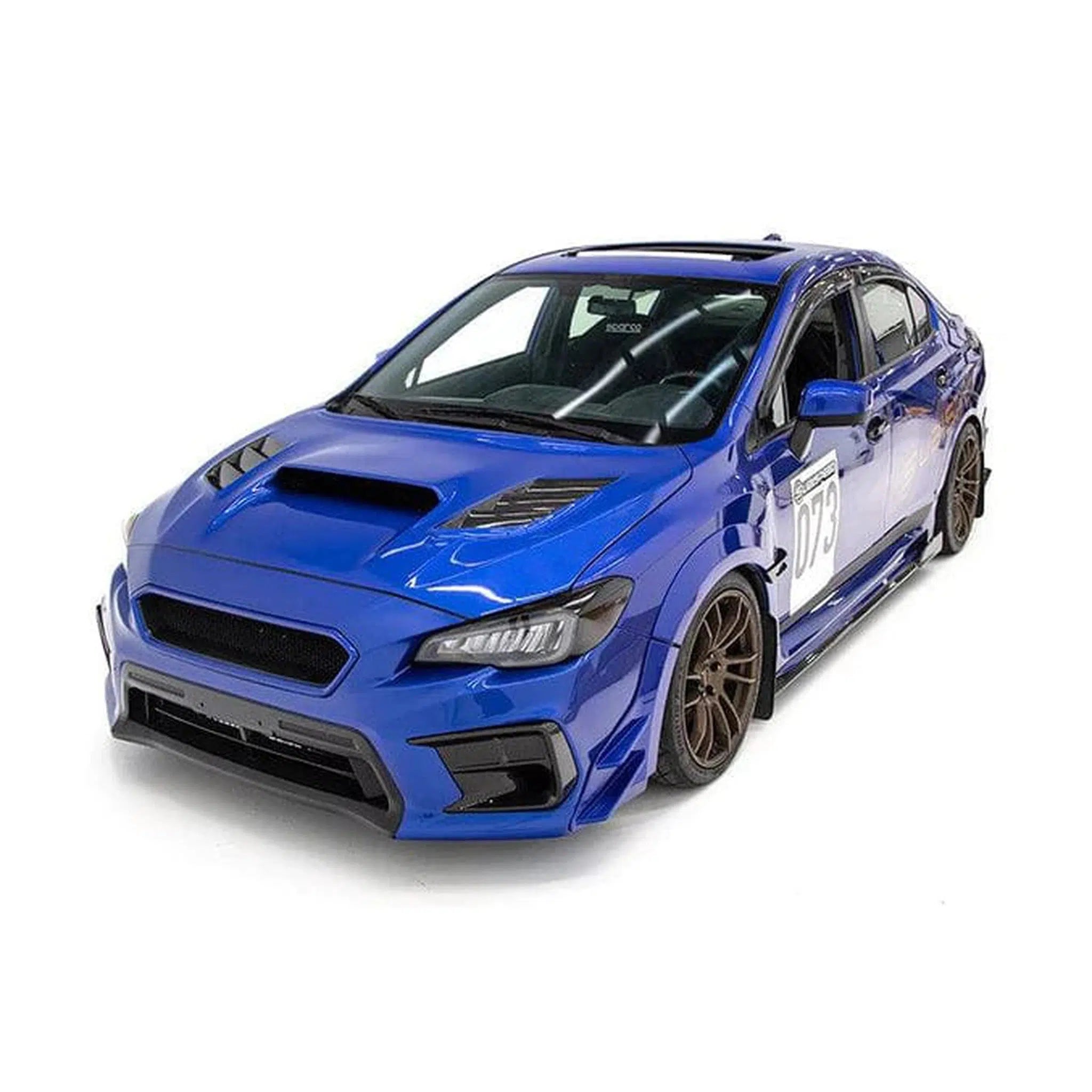 Sticker Fab OLM Hikari Headlight Smoked / Black Out Overlays Subaru 2015-2021 WRX / STI