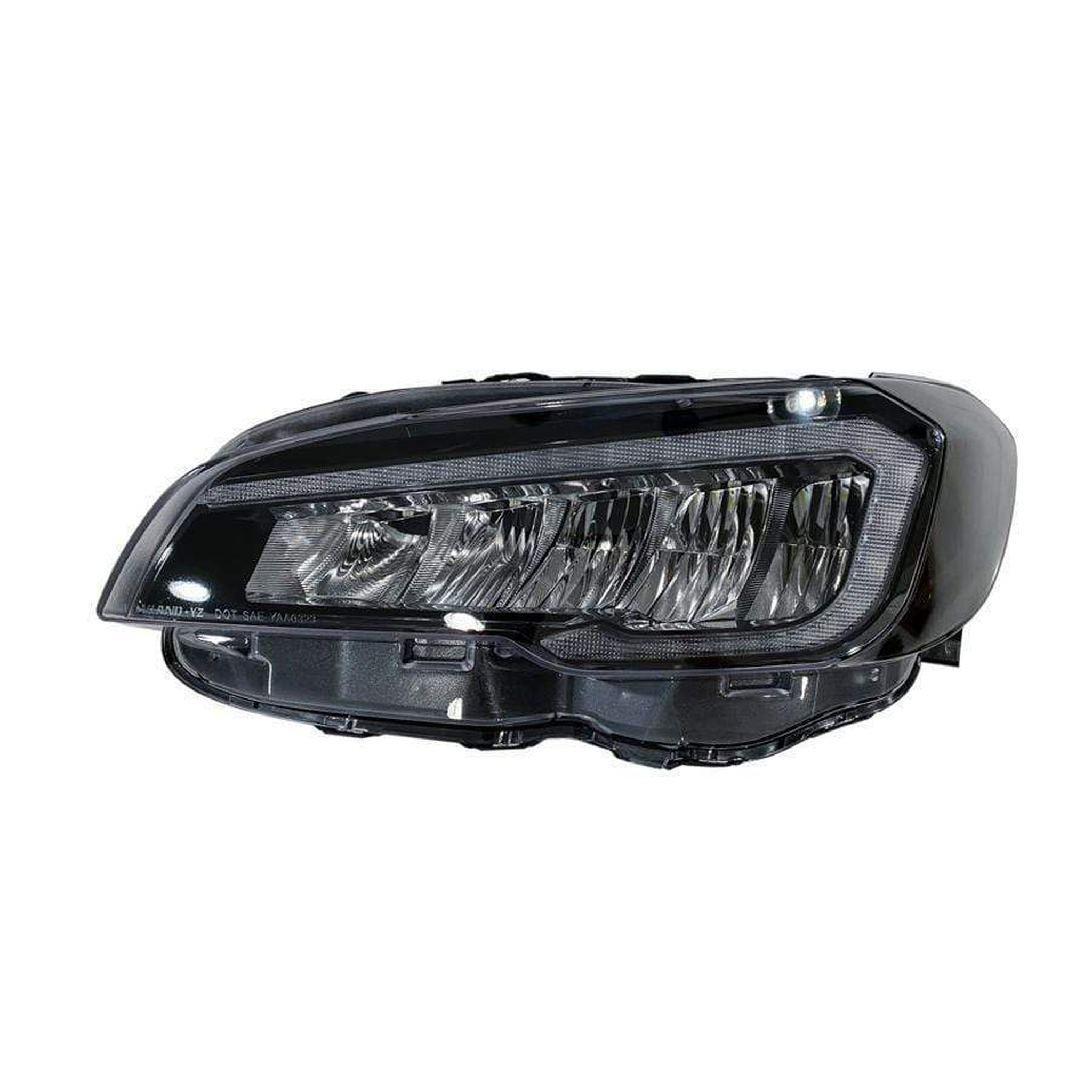 Sticker Fab OLM Hikari Headlight Smoked / Black Out Overlays Subaru 2015-2021 WRX / STI