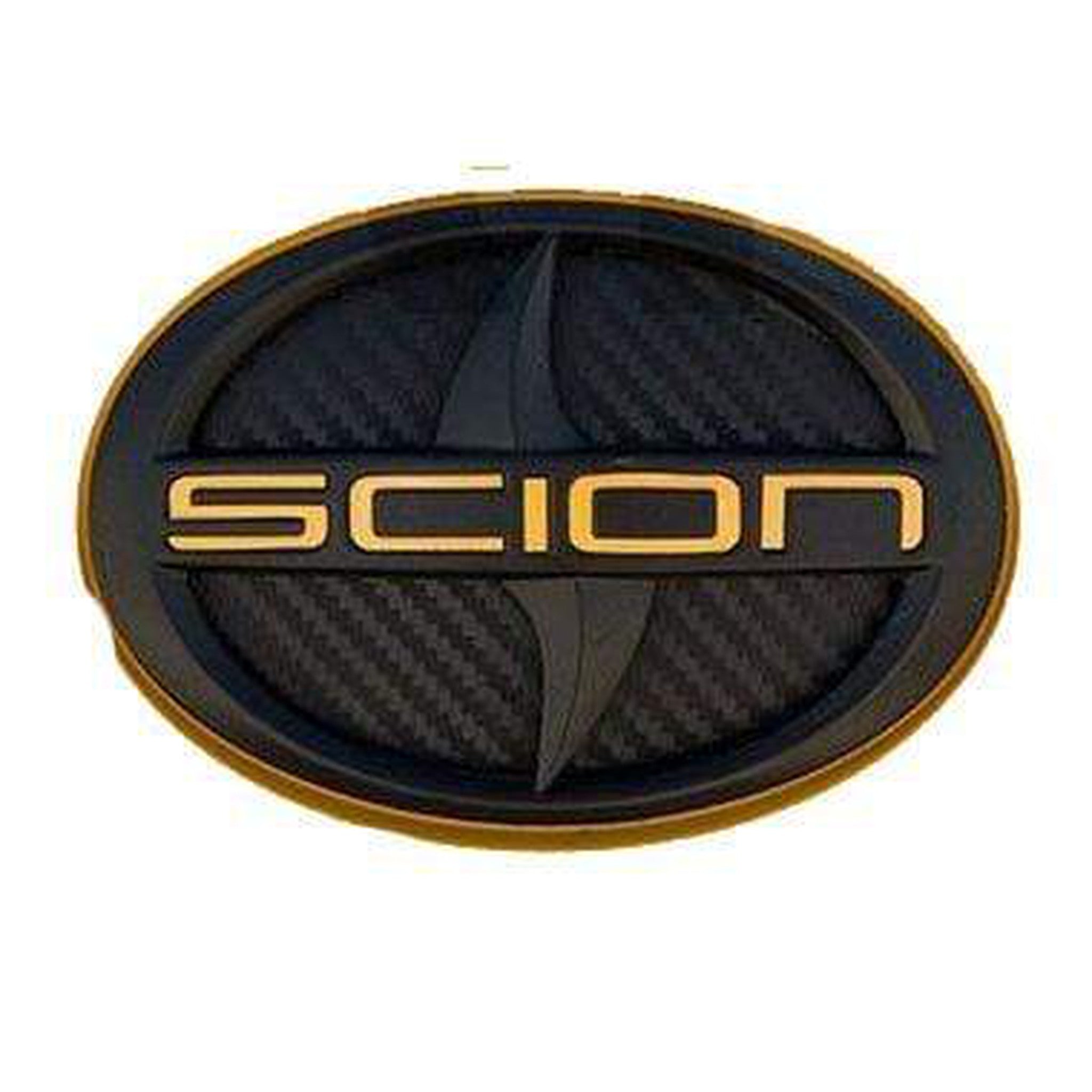 Sticker Fab Rear Emblem Carbon Fiber Inlays Scion TC 2011+ Import
