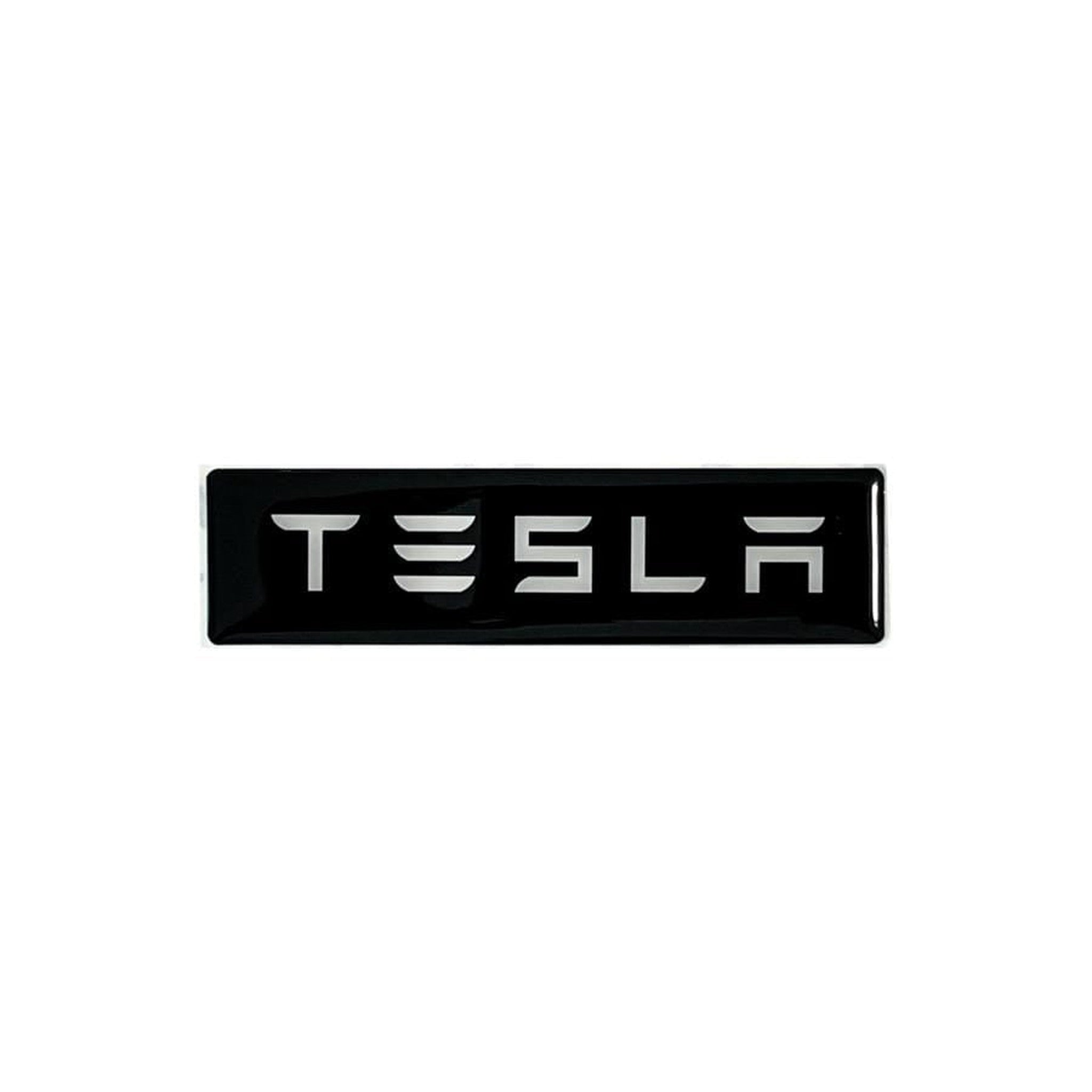 Sticker Fab Single Tesla Logo Emblem for Weathertech All Weather Floor Mats (Model S, Model X, Model 3, Model Y)