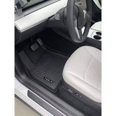 Sticker Fab Single Tesla Logo Emblem for Weathertech All Weather Floor Mats (Model S, Model X, Model 3, Model Y)