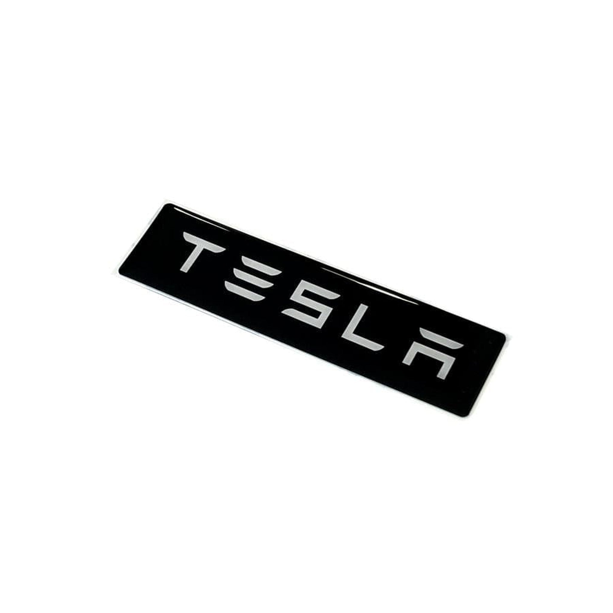 Sticker Fab Single Tesla Logo Emblem for Weathertech All Weather Floor Mats (Model S, Model X, Model 3, Model Y)