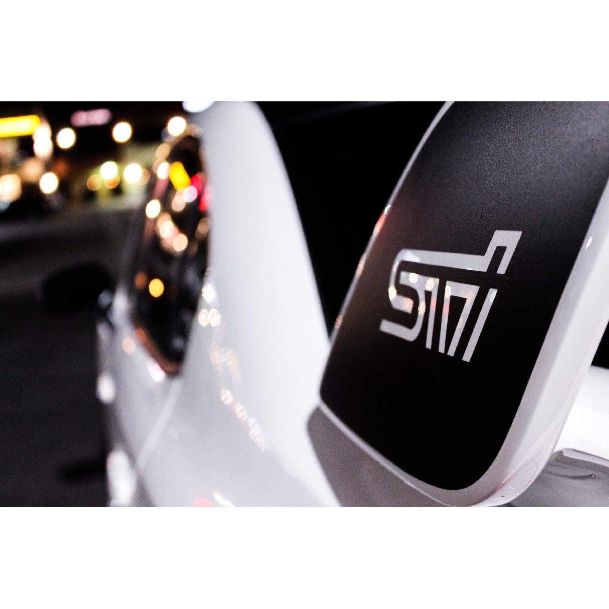 Sticker Fab Wing End Overlays for STI with OEM Wing - 2015-2026 WRX* / STI